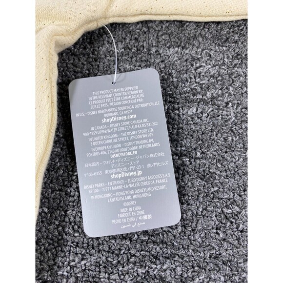 Spirit Jersey Sweater Adult 2XL XXL Beige Disney Mickey Santa Sequined Holiday - Picture 13 of 16